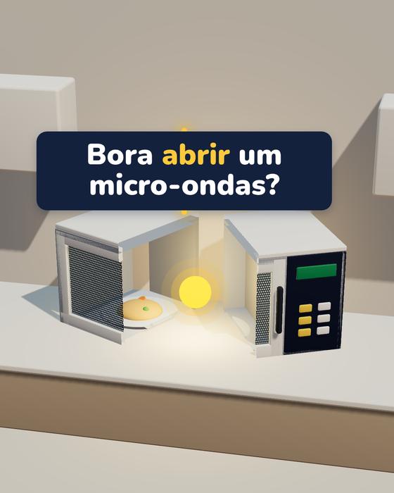 Vídeo: Bora abrir um micro-ondas?